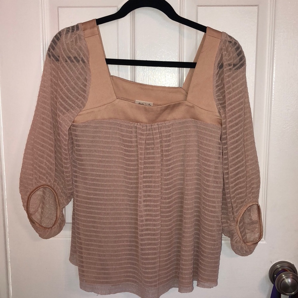 Anthropologie Meadow Rue Allyson Rose Blouse